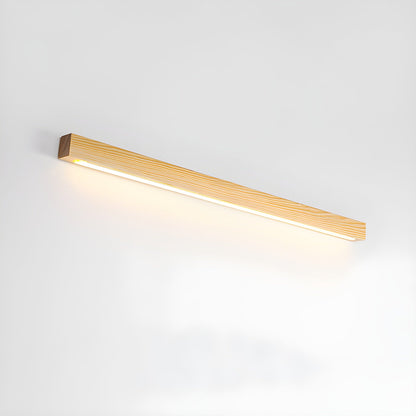 Wall Light | Dimmable LED Pine Wood Sconce for Hallways 13
