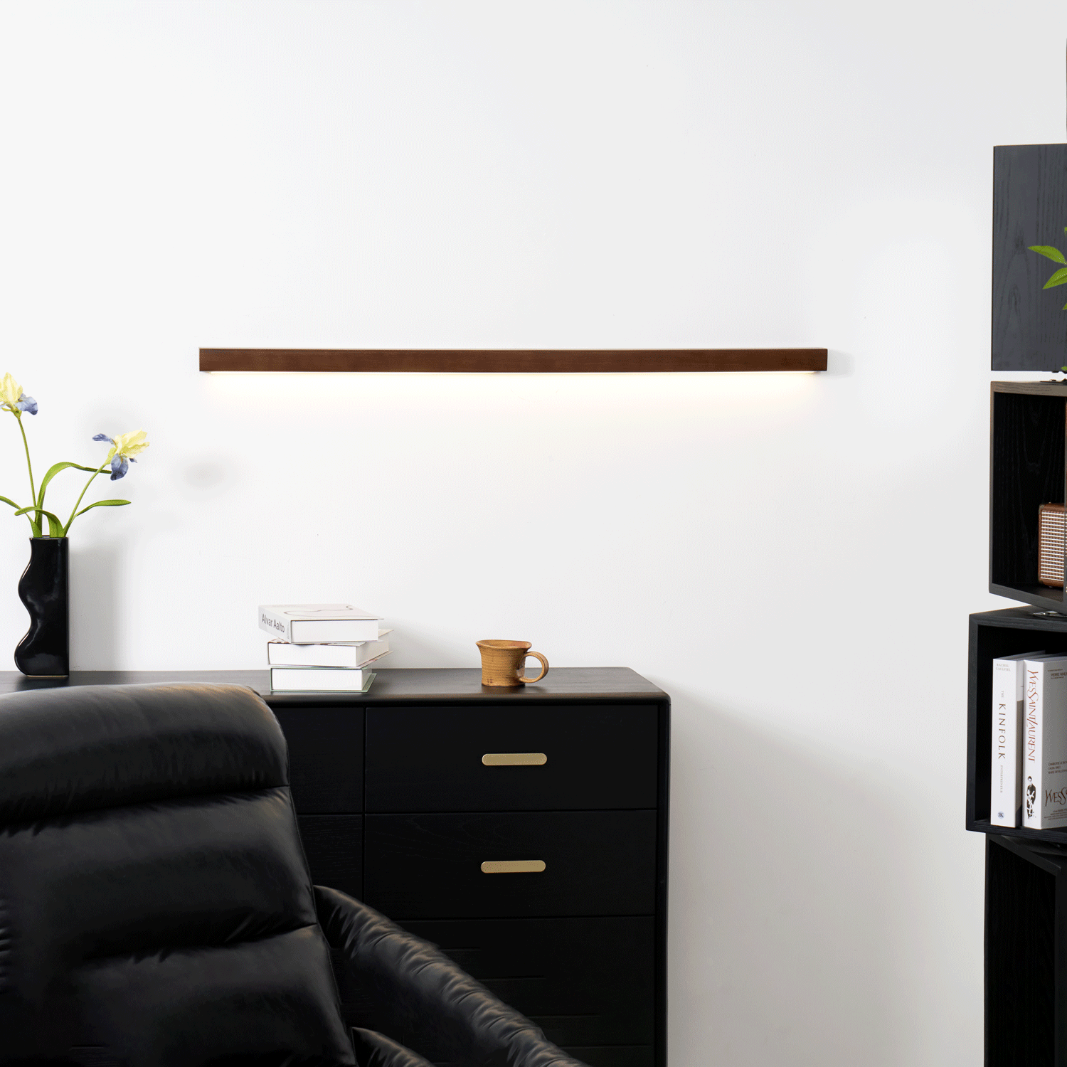 Wall Light | Dimmable LED Pine Wood Sconce for Hallways 2
