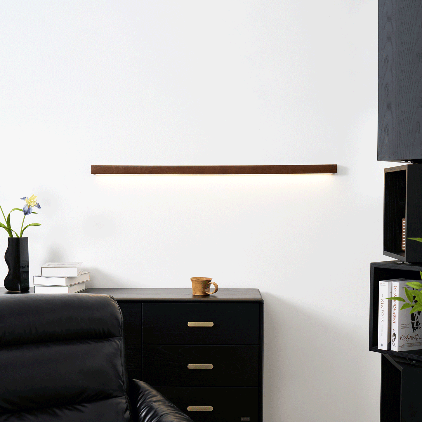 Wall Light | Dimmable LED Pine Wood Sconce for Hallways 3