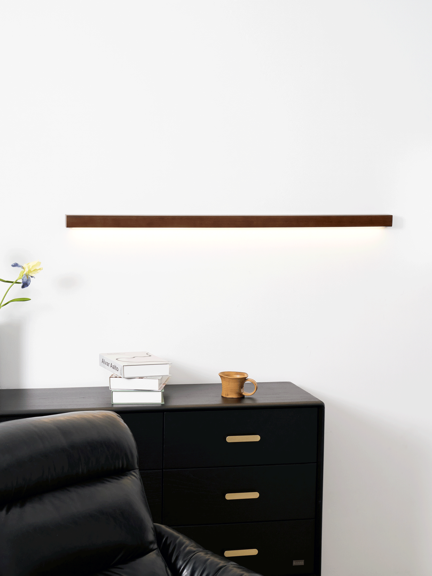 Wall Light | Dimmable LED Pine Wood Sconce for Hallways 5