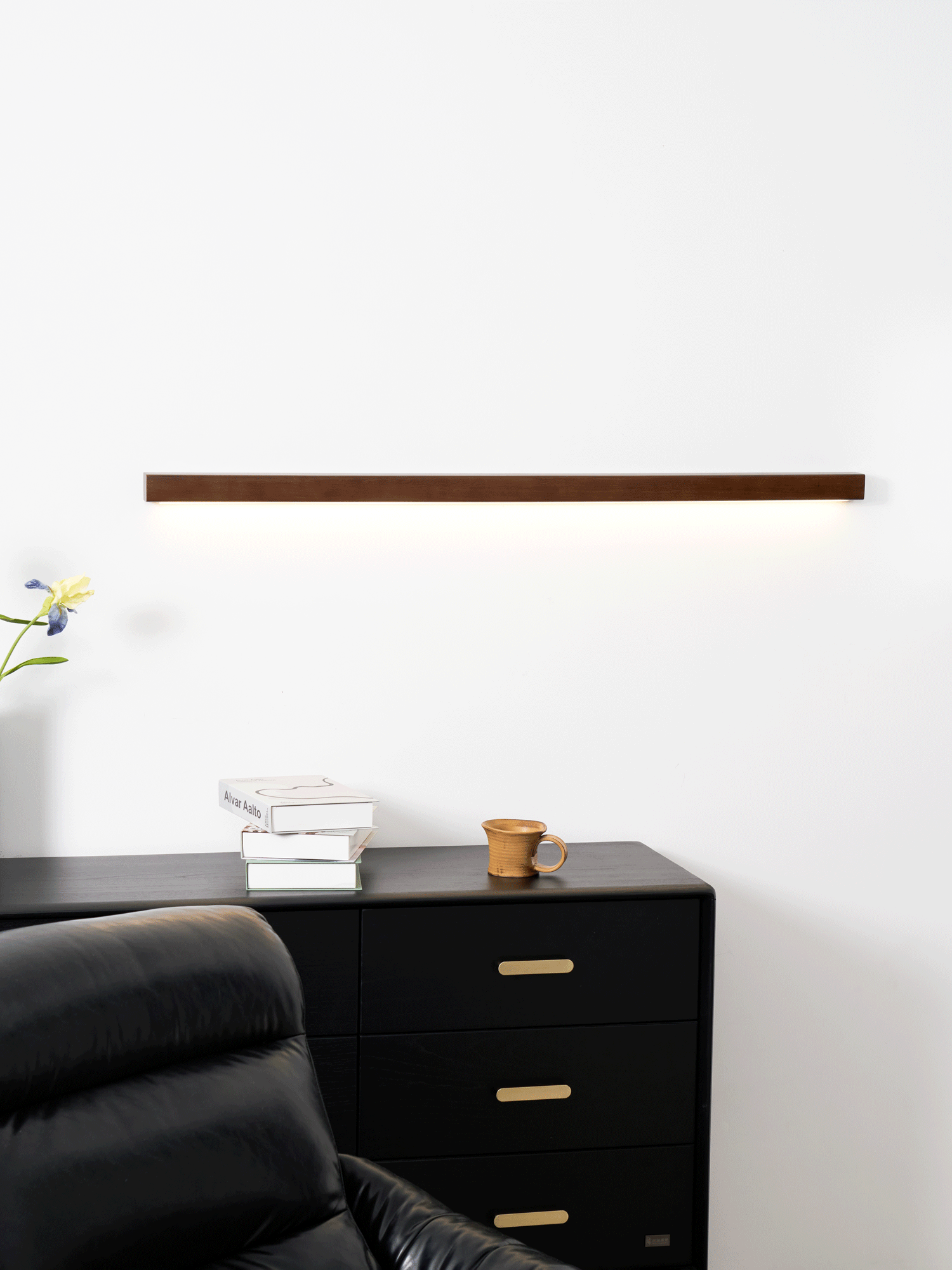 Wall Light | Dimmable LED Pine Wood Sconce for Hallways 5
