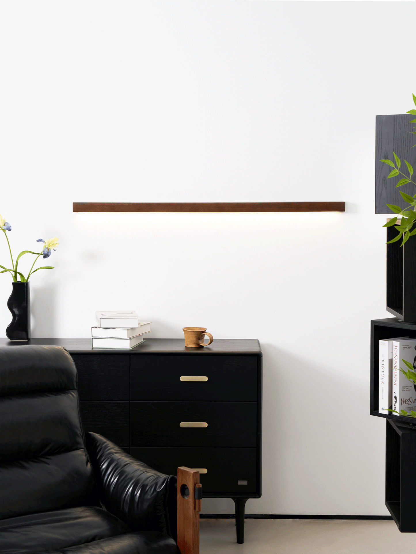 Wall Light | Dimmable LED Pine Wood Sconce for Hallways 7