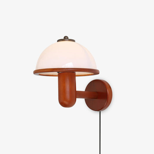 Wall Sconce Lighting | Elegant Oak Wood Finish with Soft Illumination 0