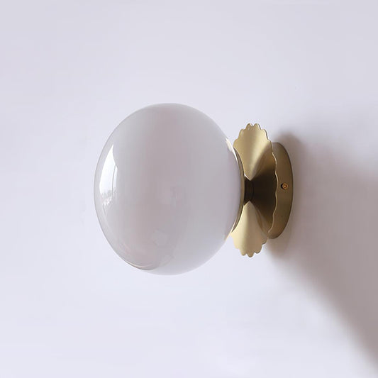 Wall Sconces | Elegant Pink Glass Diffuser with Versatile Mounting Options 0