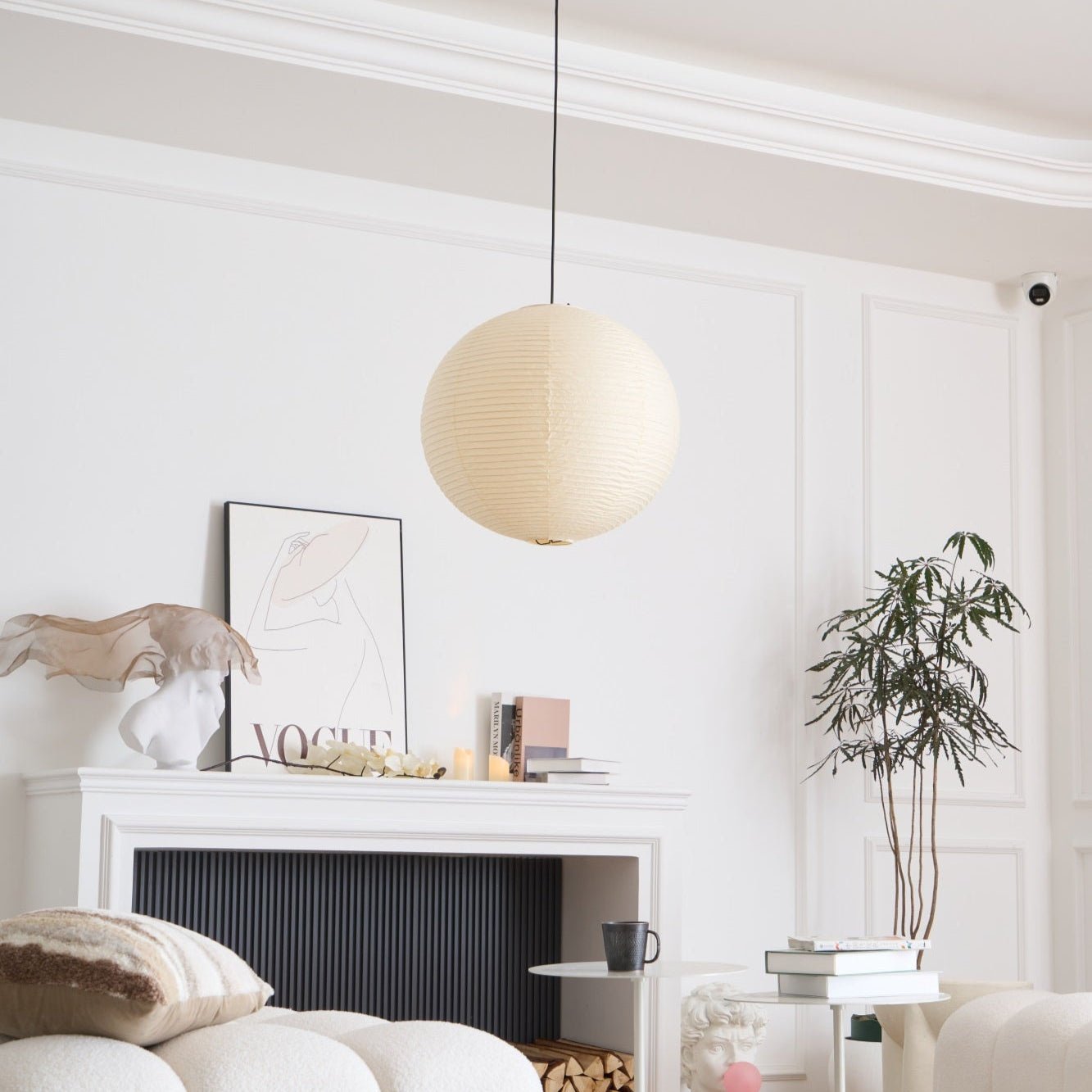 Washi Paper Pendant Lamp | Handmade Japanese Design for Kitchen Pendant Lighting 7