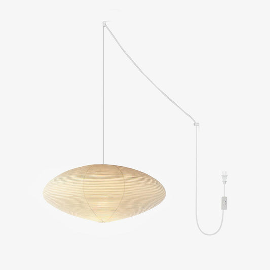 Washi Paper Pendant Light | Handcrafted Mulberry Shade for Cozy Kitchen Pendant Lighting 0