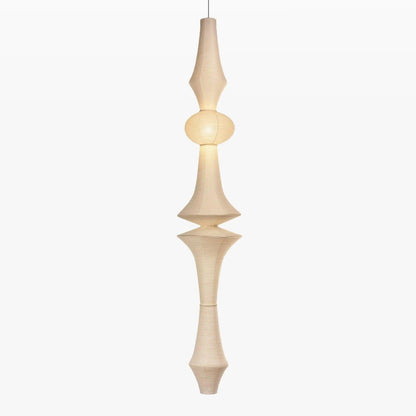 Washi Paper Pendant Light | Handcrafted Mulberry Shade for Stylish Kitchen Pendant Lighting 1