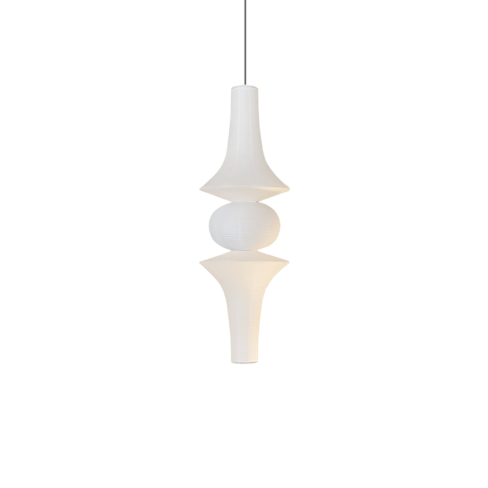 Washi Paper Pendant Light | Handcrafted Mulberry Shade for Stylish Kitchen Pendant Lighting 9