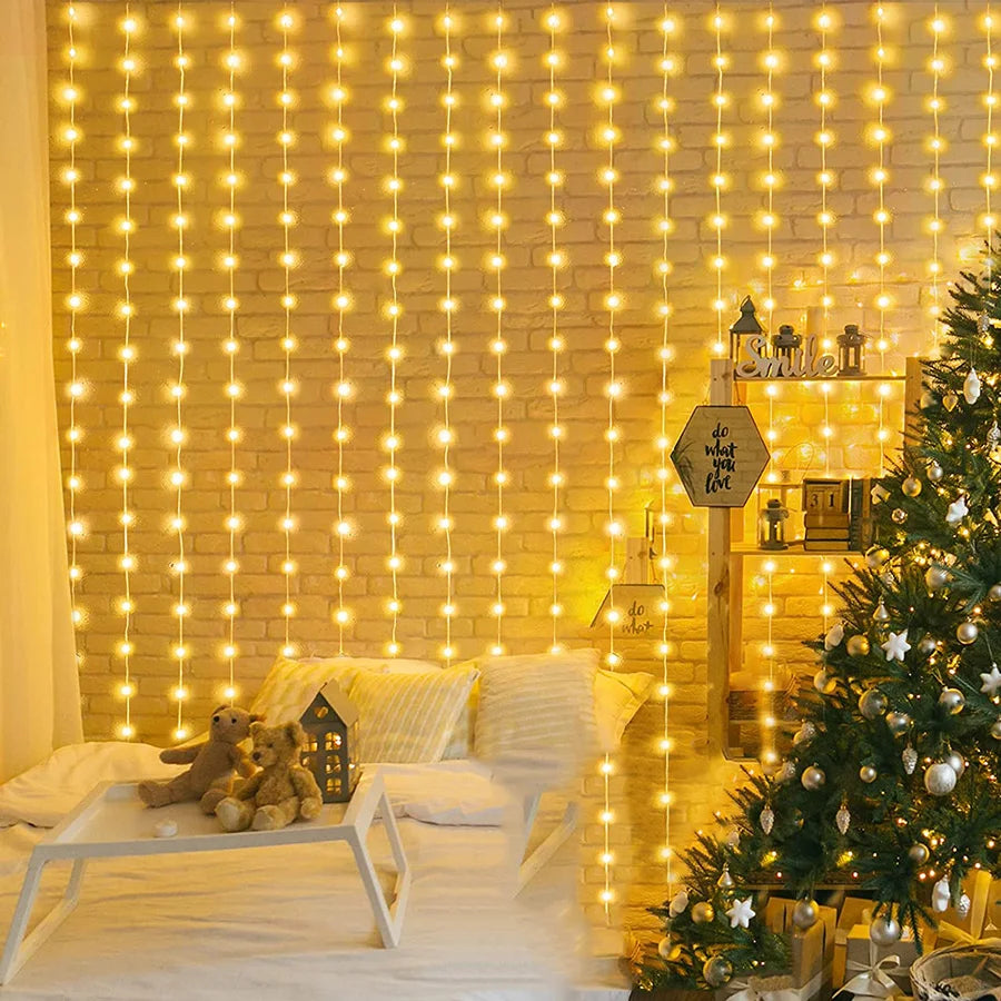 Waterfall LED Lighting | Enchanting MeteorGlow for Magical Ambiance 1