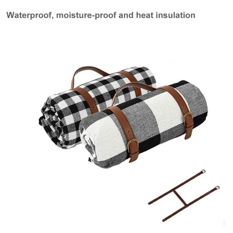 Waterproof Foldable Picnic Blanket | Stylish Plaid Mat for Outdoor Comfort 4