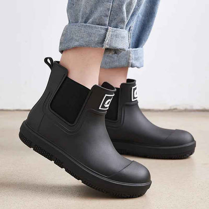 Waterproof Rain Boots Women | Durable Rubber Medium-Cylinder Design 2