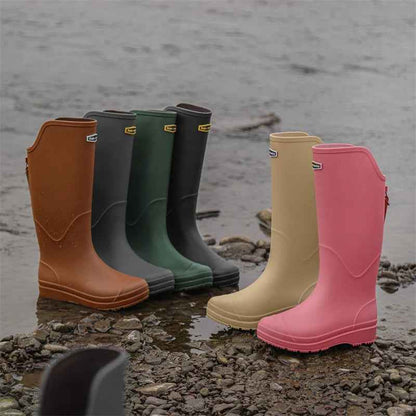 Waterproof Rain Boots Women | High-Cylinder Design for Stability 1