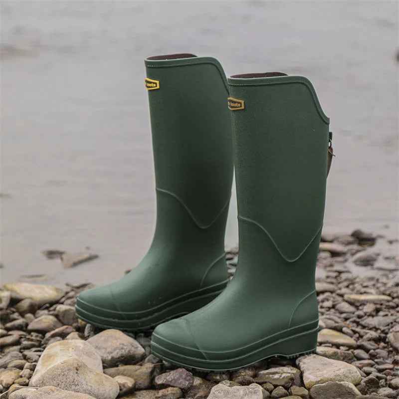 Waterproof Rain Boots Women | High-Cylinder Design for Stability 10