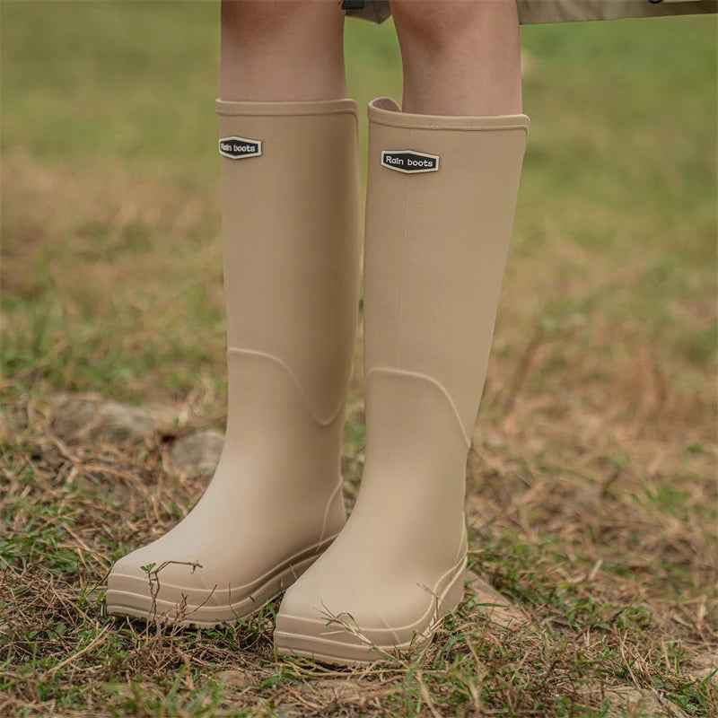 Waterproof Rain Boots Women | High-Cylinder Design for Stability 2