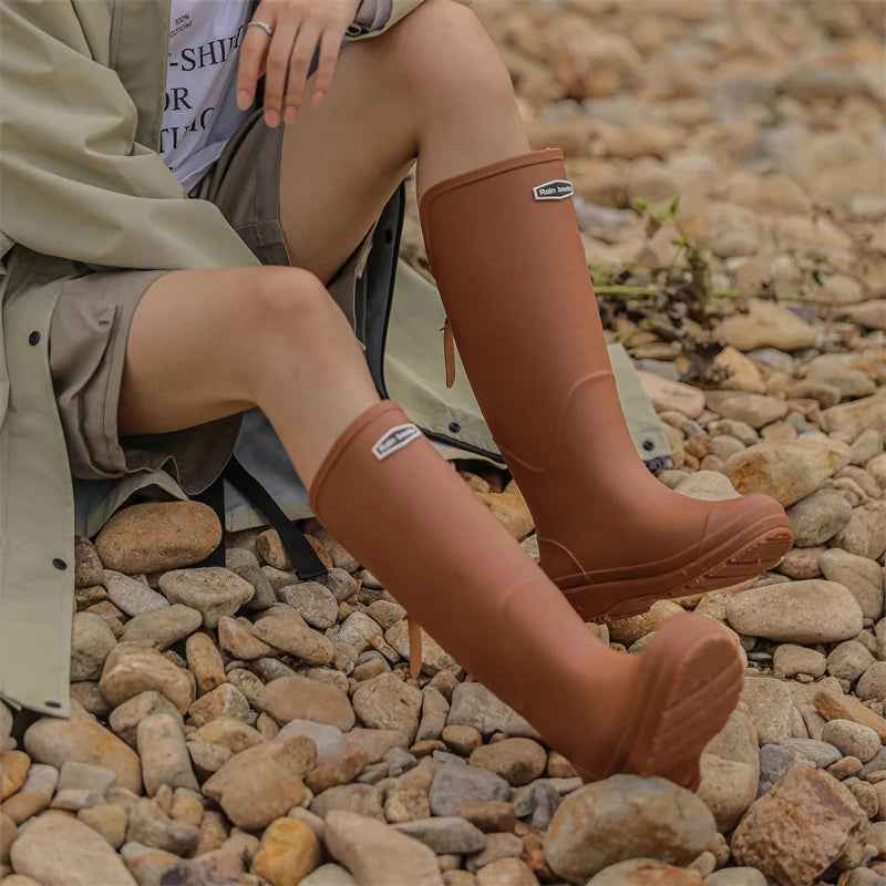 Waterproof Rain Boots Women | High-Cylinder Design for Stability 5