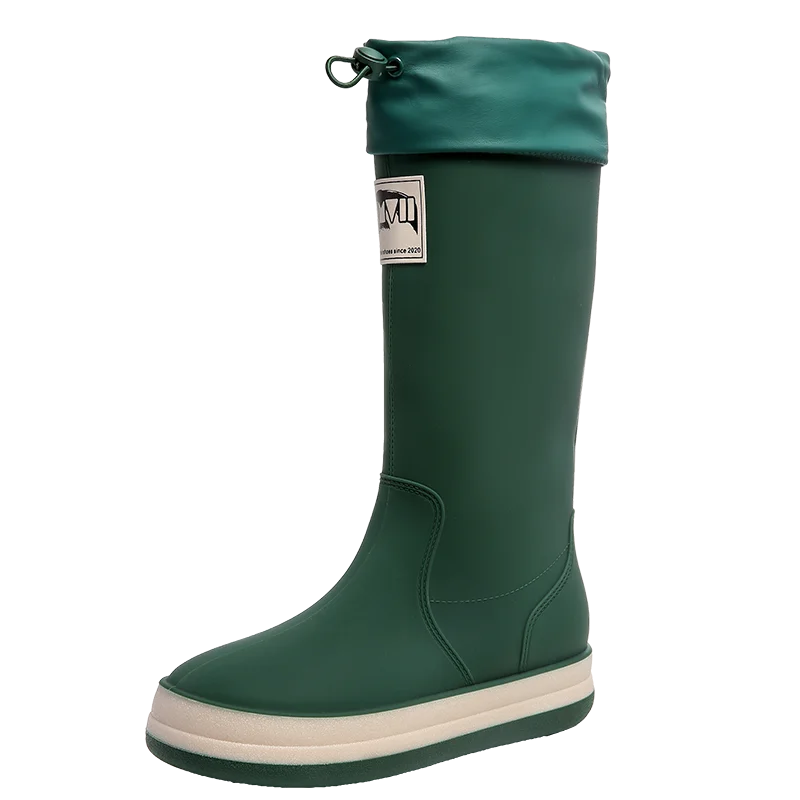 Waterproof Rain Boots Women | Lightweight Anti-Slip Rubber Design 0