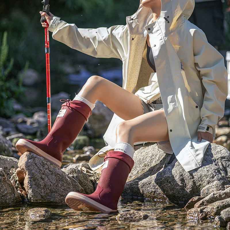 Waterproof Rain Boots Women | Lightweight Anti-Slip Rubber Design 3