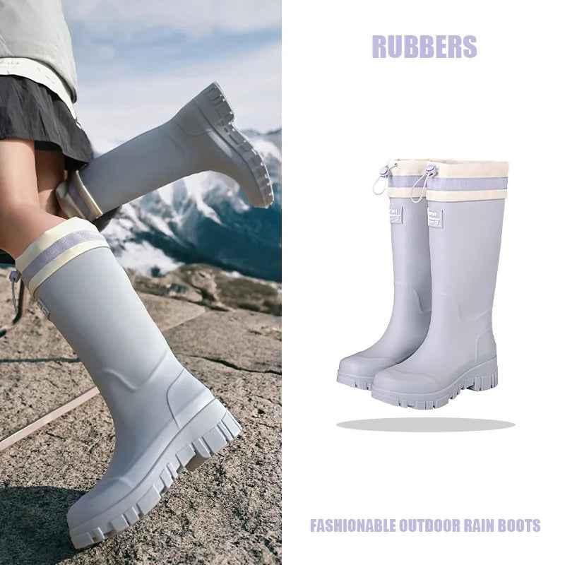 Waterproof Rain Boots | Adjustable Fit for Kids and Adults 10