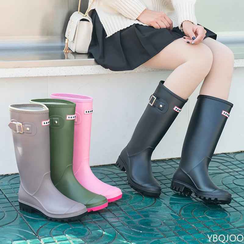 Waterproof Rain Boots | Durable Rubber with Faux Fur Lining 2