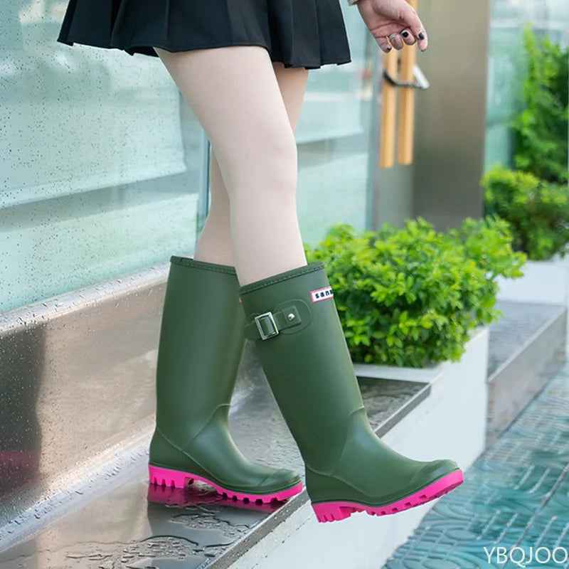 Waterproof Rain Boots | Durable Rubber with Faux Fur Lining 4