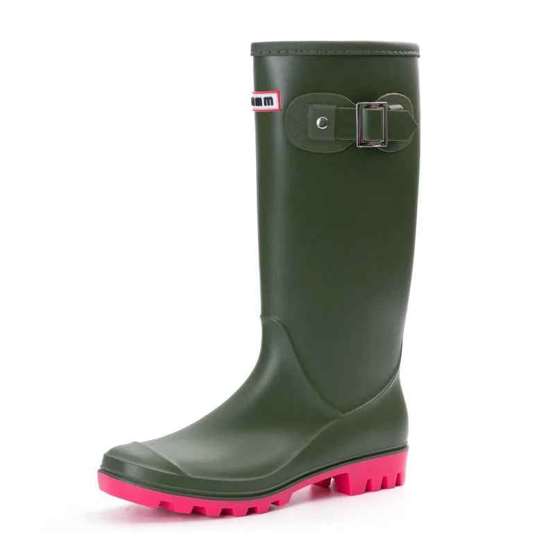 Waterproof Rain Boots | Durable Rubber with Faux Fur Lining 7