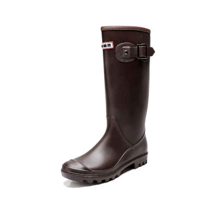 Waterproof Rain Boots | Durable Rubber with Faux Fur Lining 9