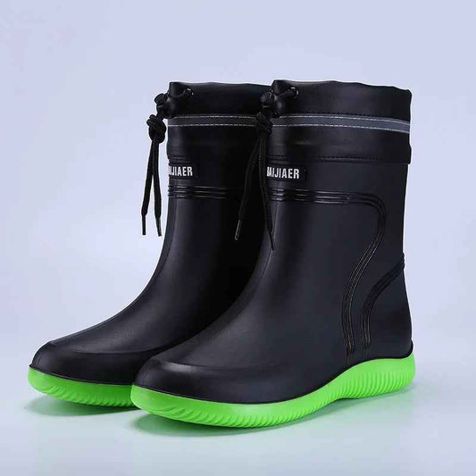 Waterproof Rubber Rain Boots | Non-Slip Design for Women’s Comfort 0