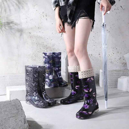 Waterproof Winter Boots | Stylish Floral Design for Women 5