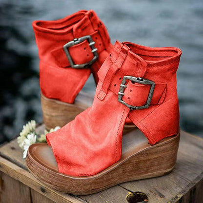 Wedge Sandals | Synthetic Boho Design with Orthopedic Support 1