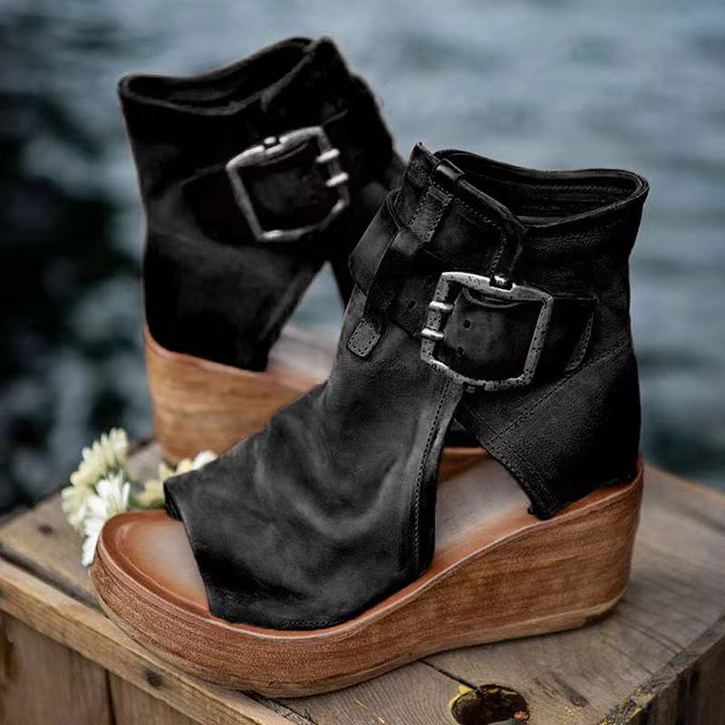 Wedge Sandals | Synthetic Boho Design with Orthopedic Support 2