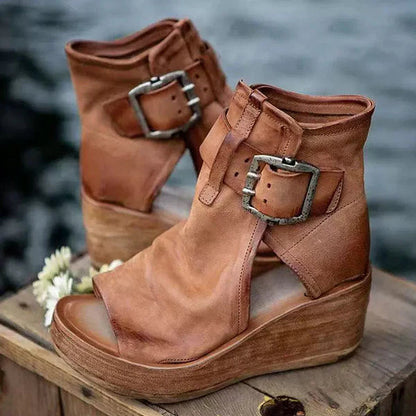 Wedge Sandals | Synthetic Boho Design with Orthopedic Support 3