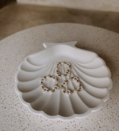 Freshwater Pearl and Flower Beaded Ring