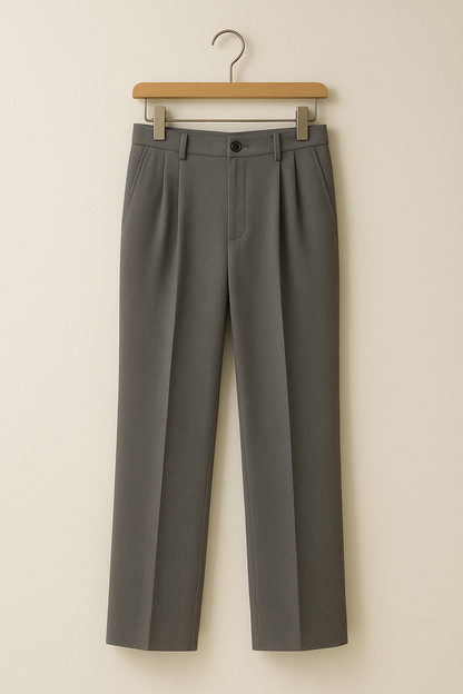Wide-Leg Trousers | High-Waisted Design with Pleats for Elegant Fit 5