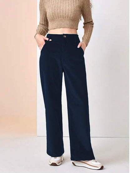 Wide Leg Corduroy Trousers | Stylish and Comfortable Fit 6