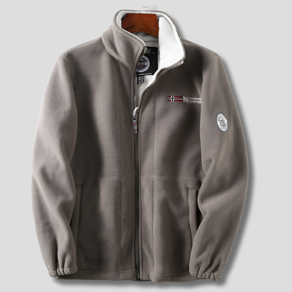 Windbreaker Jacket | Fleece-Lined with Windproof Protection and Anti-Theft Pockets 0