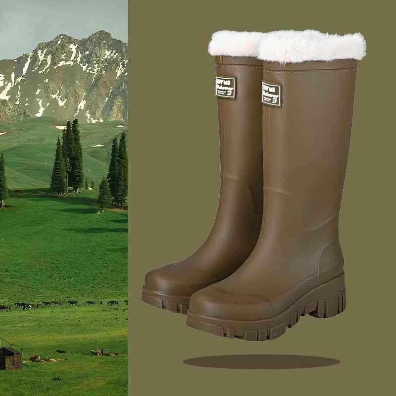 Winter Boots | Waterproof Thermal-Lined Mid-Tube for Women 10