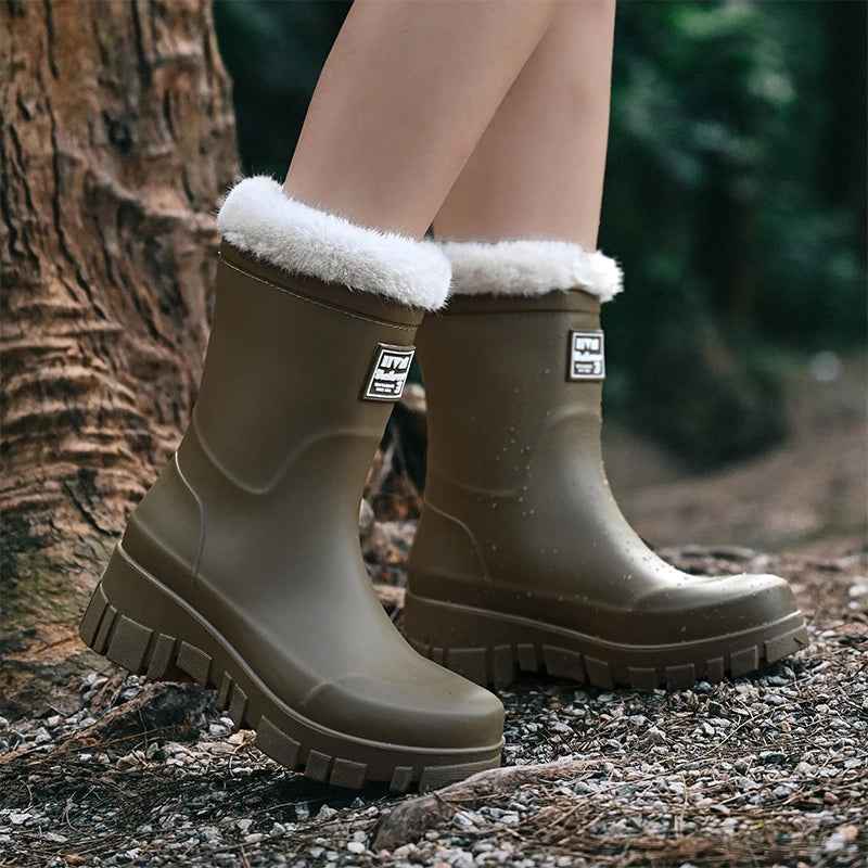 Winter Boots | Waterproof Thermal-Lined Mid-Tube for Women 4