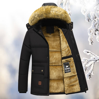 Winter Parka Jacket | Insulated Cold Weather Protection with Fur-Lined Hood 0