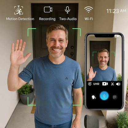 Wireless Video Doorbell Camera | 1080P HD, Night Vision & Two-Way Audio 1