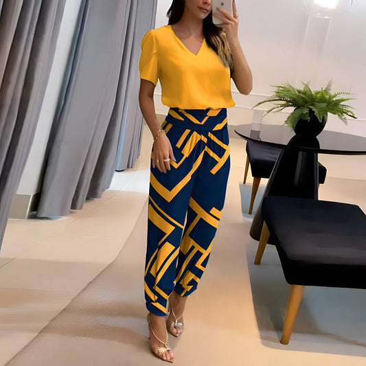 Women's Blouse and Pants Set | Effortless Elegance with Comfortable Fit 0