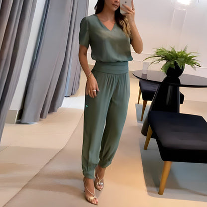 Women's Blouse and Pants Set | Effortless Elegance with Comfortable Fit 2