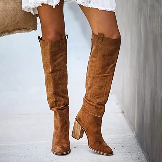 Women's Boots | Urban Chic Block Heel Design with Comfortable Fit 6