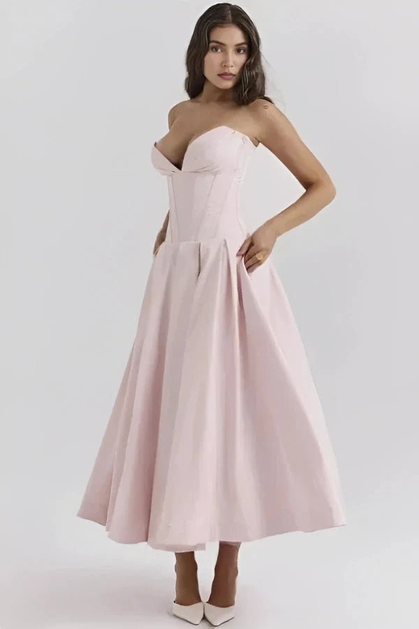 Women's Cocktail Dress | Sculpted Bodice with Voluminous Skirt 10