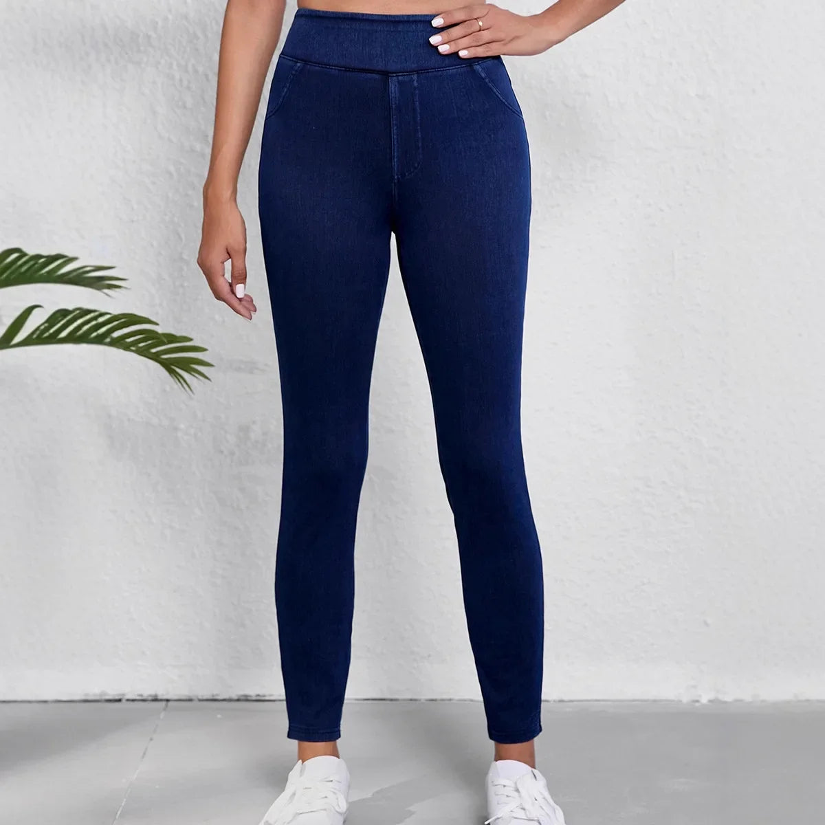 Women's High-Waisted Skinny Jeggings | Stretch Denim for Comfort 1