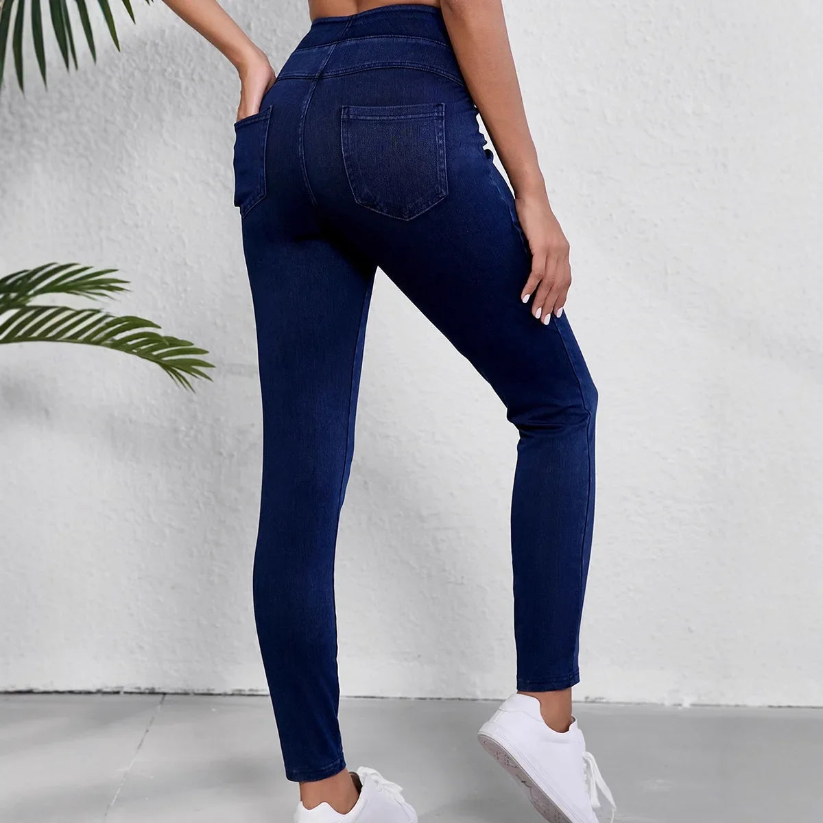 Women's High-Waisted Skinny Jeggings | Stretch Denim for Comfort 4