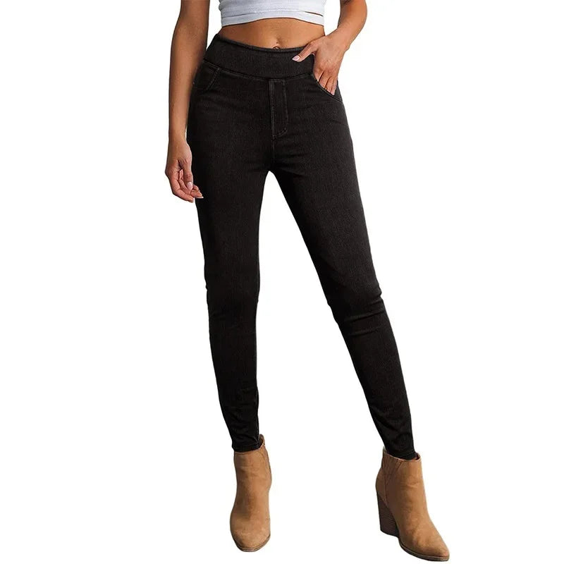 Women's High-Waisted Skinny Jeggings | Stretch Denim for Comfort 5