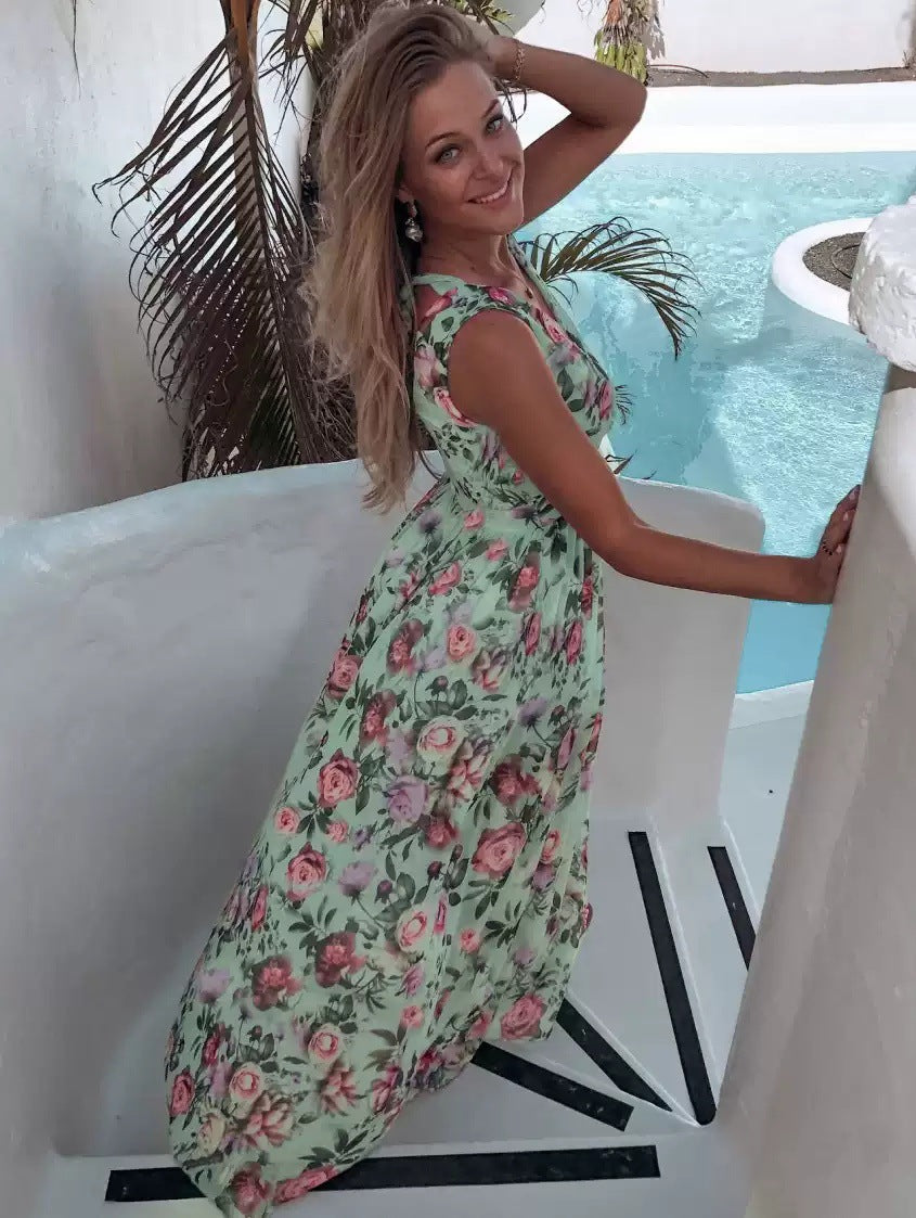 Women's Maxi Dress | Elegant Flowy Summer Dress with Vibrant Prints 2