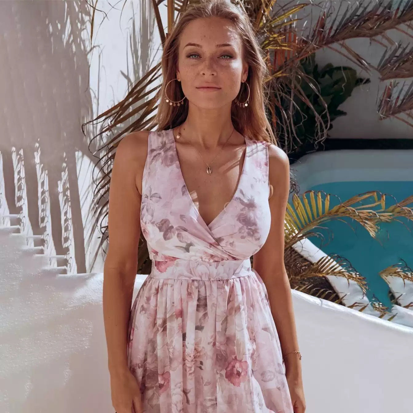 Women's Maxi Dress | Elegant Flowy Summer Dress with Vibrant Prints 3