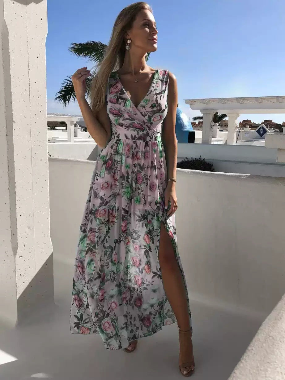 Women's Maxi Dress | Elegant Flowy Summer Dress with Vibrant Prints 4