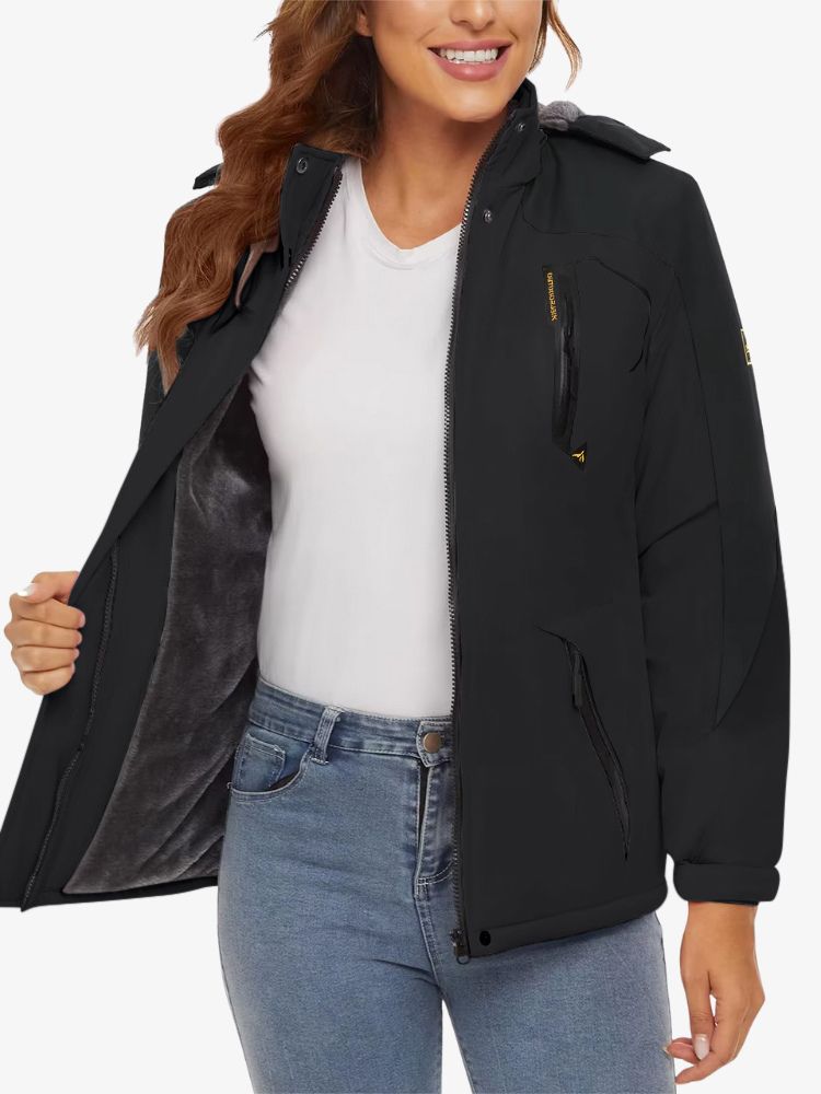Women's Ski Jacket | Waterproof Design with Adjustable Hood 1